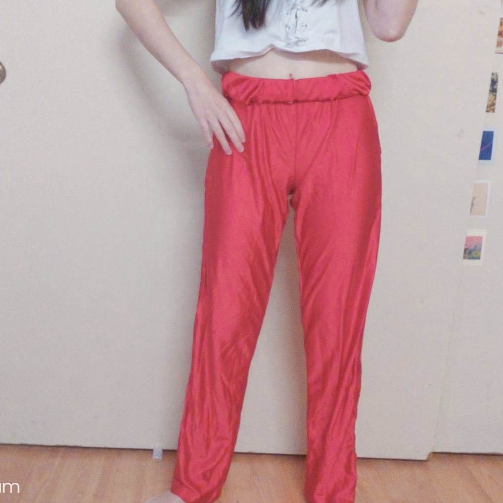 Red Tear Away Pants